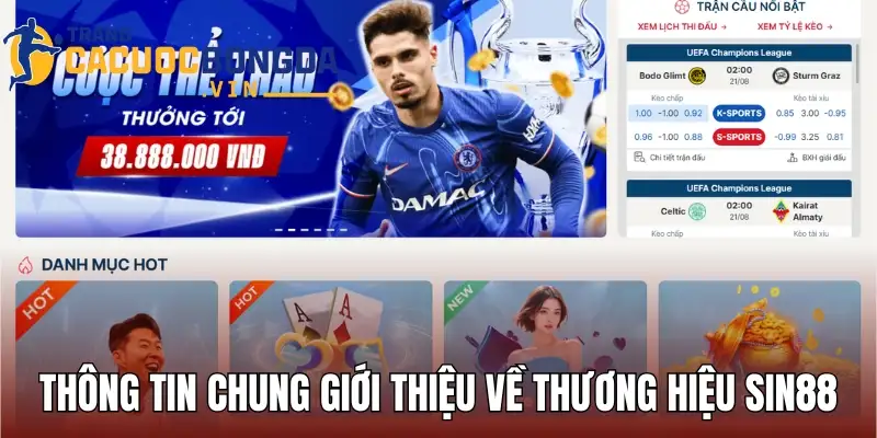 Thông tin chung giới thiệu về thương hiệu Sin88 